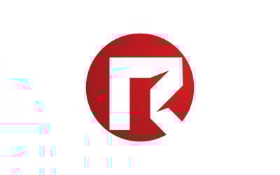 R Letter Logo Vector Symbol V4