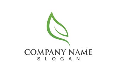 Leaf Green  Nature Logo  Symbol  Vector V10