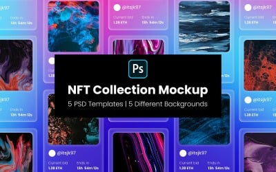 NFT Mockup Template Design