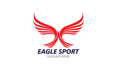 Eagle Sport Wing Logo And Symbol V12