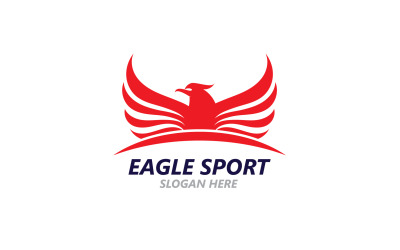 Eagle Sport Wing Logotipo y símbolo V16