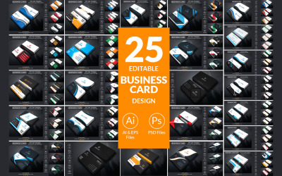 Business Card Design Template Bundle