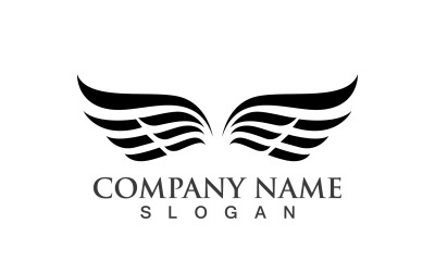 Wing Falcon Logo And Symbol Vector V14