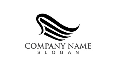 Wing Falcon Logo And Symbol Vector V18