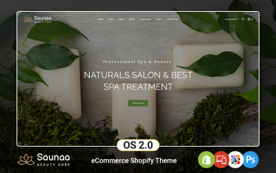 Saunaa - Tema Shopify per cosmetici, bellezza e spa