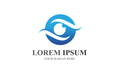 Eye Care Health Logo Vector Symbol V2
