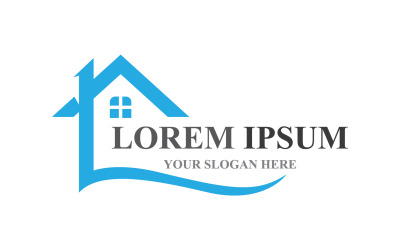 Property And Construction Home Logo Design V3
