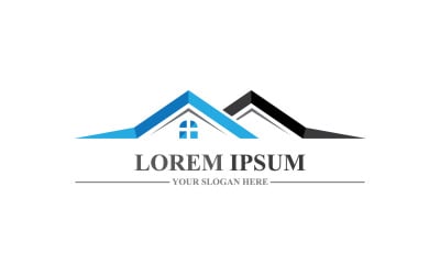 Property And Construction Home Logo Design V4