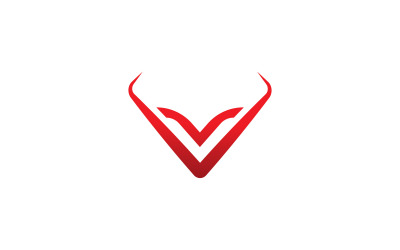 Bull Logo vektor szimbólum V4
