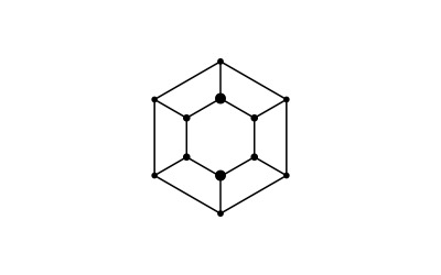 Design-Vektorvorlage für polygonale Liniensymbole V3