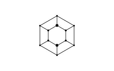 Design-Vektorvorlage für polygonale Liniensymbole V3