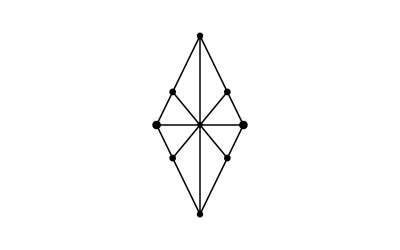 Diamond Line Icon Design-Vektorvorlage V7
