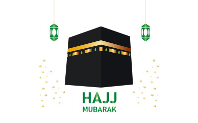 Hac Mübarek Illüstrasyon Vektör