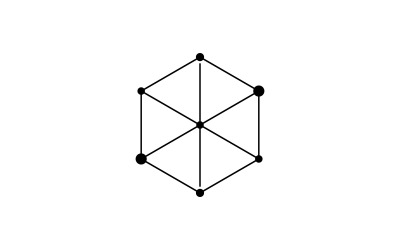 Modèle vectoriel de conception d&amp;#39;icône de ligne polygonale V1