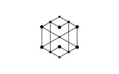 Polygonal Line Icon Design Vector Template V2