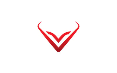 Stier Logo Vector Symbool V4