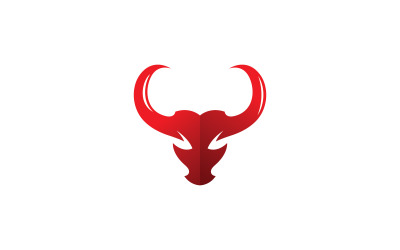 toro, logotipo, vector, símbolo, v2
