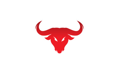 toro, logotipo, vector, símbolo, v5