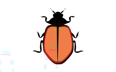 Vector de ilustración de error negro