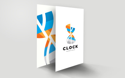 Sand Clock Pixels Perfect Logo Design Template
