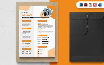 UI Designer Modern CV CV-utskriftsmall