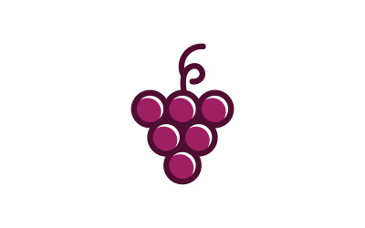 Grape Logo Icon Design Vector V1