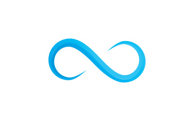 Infinity Logo Simge Tasarım Vektör V3