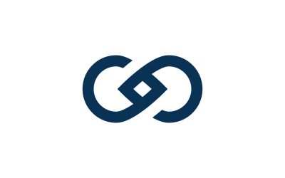 Infinity Logo Simge Tasarım Vektör V4