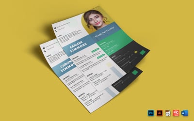 Brand Developer CV Resume Print A4 Template-02