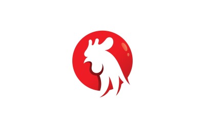 Gallo Logo Vector Símbolo V2