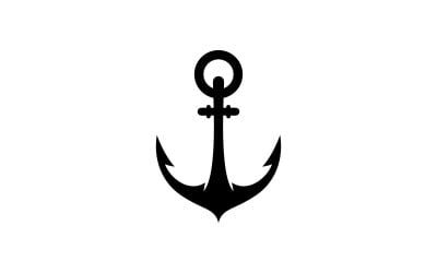 Kotwica Logo Wektor Symbol