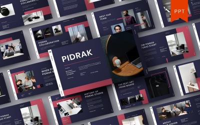 Pidrak - Sjablonen PowerPoint presentatie