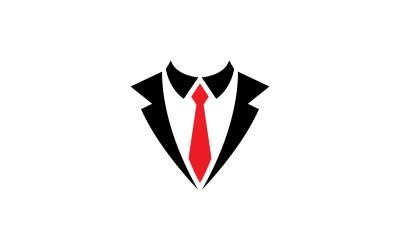 Smokin Elbise Logo Vektör Sembolü V2