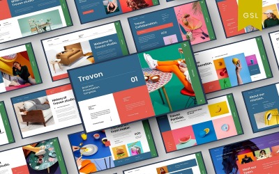 Trevon - Modello di diapositiva Google aziendale