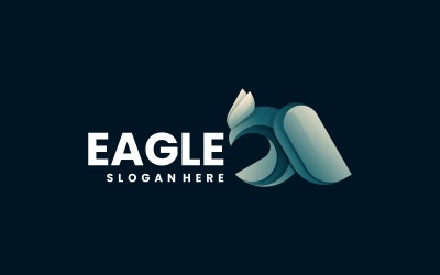 Vector Eagle Gradiënt Kleur Logo Ontwerp