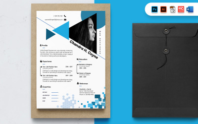 Webontwikkelaar CV CV A4 Print Template-02