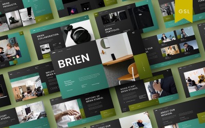 Brien - İş Google Slayt Şablonu