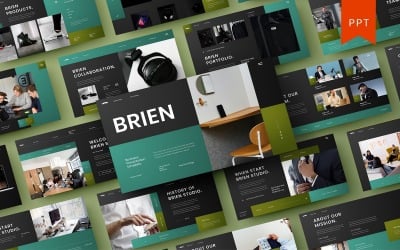 Brien – PowerPoint-mall för företag