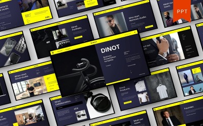 Dinot – бізнес шаблон PowerPoint
