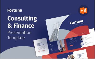 Fortuna – Beratung &amp;amp; Finanzen PowerPoint-Vorlage