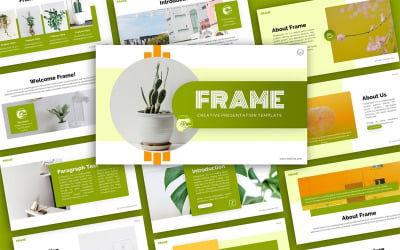 Frame Creative Багатоцільовий шаблон презентації PowerPoint