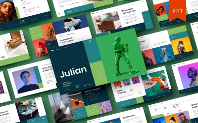 Julian - Sjablonen PowerPoint presentatie