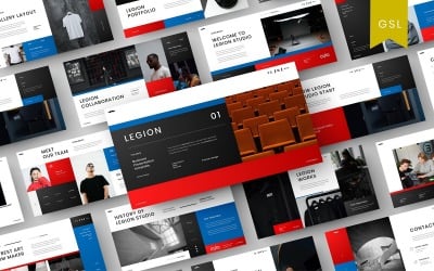 Legion – бізнес-шаблон слайдів Google