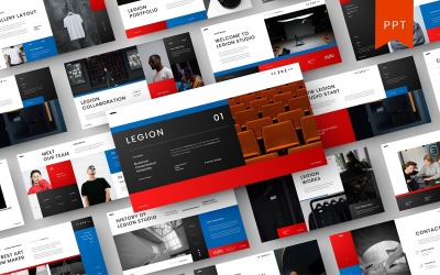 Legion — Biznes Szablony prezentacji PowerPoint