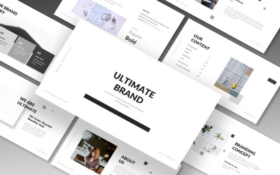 Modello PowerPoint per le linee guida del marchio definitivo