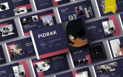 Pidrak - Modello di diapositiva Google aziendale