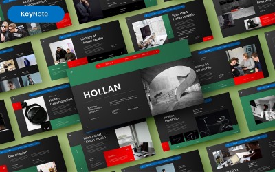 Hollan – Business Keynote Şablonu