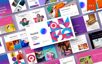 Hustoi – Бизнес Шаблоны презентаций PowerPoint
