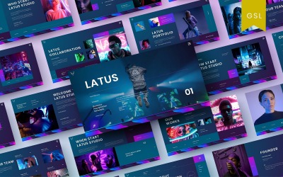 Latus - Modèle de diapositives Google pour les entreprises