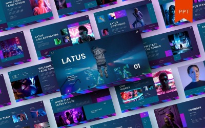 Latus – Plantilla de PowerPoint